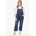 Levi's Pants & Jumpsuits | Levi's Utility Bib Overalls Jumpsuit Dark Wash Denim Stretch Plus Size 20w | Color: Tan | Size: 20w