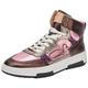 Fred de la Bretoniere Damen YARA high Sneaker, Pink, 38 EU