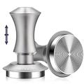 51mm Espresso Tamper, YMWVH Premium Barista Espresso Coffee Tamper with Dual Spring Loaded Flat Stainless Steel Base, Constant 30lb, Compatible with Delonghi Espresso Coffee Machine