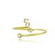 Women's Gold Scorpio Constellation Wire Bezel Cuff Kathryn New York