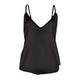 Women's Black Silk Camisole - Alligator Printed Back Extra Small Cassandra Hone