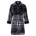 Women's Amanda Velvet Shirt Grey Spot Large At Last...