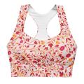 Women's Sports Bra In Red Garden Extra Large Jessie Zhao New York