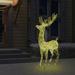 The Holiday Aisle® Acrylic Reindeer Family Lighted Display in White | 70.9 H x 37.8 W x 15.7 D in | Wayfair 0144A6E8F6FD48DF8942A7BF077FE3F8