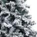 The Holiday Aisle® 6' 10" H White/Tinsel Christmas Tree, Metal in Green | Wayfair 0BD98ACB09494C91814D53C729581828