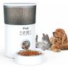 Puppykitty - puppy kitty 4L Distributeur de Croquettes pour Chats et Chiens, avec Bol en Acier