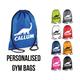 Personalised Diplodocus Dinosaur Printed Gym Bag Swim Pe Kit Sack Sports Kids Drawstring School Phys Ed Novelty