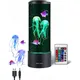 Veilleuse d'aquarium créative à LED méduse multicolore Proxy Net lampes de chevet maison
