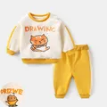 Sets Baby Boy Clothes Kids Infant Child Toddler Baby Boys Girls Long Sleeve Cute Cartoon Letter