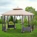 Garden Winds Replacement Canopy and Netting for the Mirage D-GZ762PST-E Patio Soft Top Gazebo RipLock 350