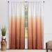 Chanasya Ombre Gradient Bedroom Semi-Sheer Window Curtain Panel Pair (Set of 2)