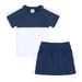 NKOOGH Girl Outfits Baby Girl Two Piece Outfit Toddler Kids Baby Unisex Summer Tshirt Skirts Soft Patchwork Cotton 2Pc Sleepwear Outfits Clothes