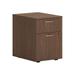 HON Mod 2-Drawer Vert File Cab Mobile Ped Let/Leg Sepia Walnut 20 PLPMBFLE1