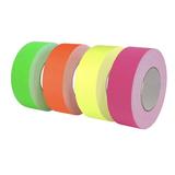 WOD Tape Fluorescent Yellow Gaffer Tape - 1/2 inch x 60 yards - (Pack of 96) No Residue Waterproof Non Reflective GTC12