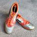 Adidas Shoes | Adidas F10 Indoor Soccer Sneaker Men's Size 12 Silver Orange Sport Shoes Rare | Color: Orange/Silver | Size: 12