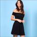 Free People Dresses | Free People Black Mambo Off-Shoulder Dress | Color: Black | Size: Xs