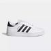Adidas Shoes | Adidas Women's Breaknet Tennis Sneaker Size 9.5m White/Black Fx8724 No Box | Color: Black/White | Size: 9.5