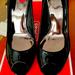 Coach Shoes | New Coach Black Peep Toe Wedge Shoes | Color: Black | Size: 9.5