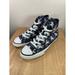 Converse Shoes | Converse Chuck Taylor All Star Hi Junior Kids Unicorn Navy Blue White Sneakers | Color: Blue/White | Size: 6.5