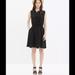 Madewell Dresses | Madewell Silk Journey Sleeveless Elastic Waist Shirtdress Color Black Size Xs | Color: Black | Size: Xs