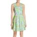 Lilly Pulitzer Dresses | Lilly Pulitzer Dahlia Coconut Jungle Print Sleeveless Fit & Flare Dress Size Xs | Color: Green/Pink | Size: Xs
