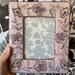 Urban Outfitters Wall Decor | Beautiful Pink Embroidered Urban Outfitters Picture Frame | Color: Pink/Red | Size: 4 X 5 1/2