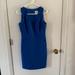 J. Crew Dresses | J. Crew Royal Blue Fitted Sleeveless Wool Sheath Dress Size 8 Petite | Color: Blue | Size: 8p