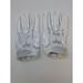 Under Armour Accessories | New Under Armour Men's White/White/Silver Wr Football Gloves - Size Medium | Color: Silver | Size: M