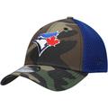 Men's New Era Camo Royal Team Neo 39THIRTY Flex Hat