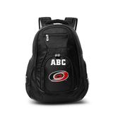 MOJO Black Carolina Hurricanes Personalized Premium Laptop Backpack