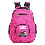 MOJO Pink Colorado Avalanche Personalized Premium Laptop Backpack