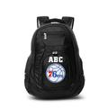 MOJO Black Philadelphia 76ers Personalized Premium Laptop Backpack