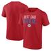 Men's Fanatics Branded Red LA Clippers Best Dad Ever Logo T-Shirt