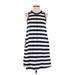 Gap Casual Dress - Shift: Blue Stripes Dresses - Women's Size X-Small