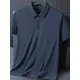 Polo d'été à manches courtes pour hommes T-shirt respirant Cool Polos en nylon à séchage rapide