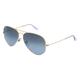 Ray-Ban RB 3025 AVIATOR Unisex-Sonnenbrille Vollrand Pilot Metall-Gestell, gold