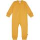 loud + proud Unisex Baby Feinripp, Bio Baumwolle Und GOTS Zertifiziert Schlafoverall, Curcuma, 86-92 EU