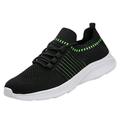 KaLI_store Mens Tennis Shoes Men s Fashion Sneakers Lightweight Breathable Walking Shoes Tennis Cross Training Shoe Non Slip Trail Running Shoes Green 11