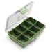 Fule 1-8 Compartments Storage Box Carp Fishing Tackle Boxes System Fishing Bait Boxes