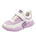 KaLI_store Kids Shoes Toddler Girls Sneakers Lightweight Breathable Running Shoes Fashion Tennis Causal Sneakers Walking Shoes for Little Kids Purple