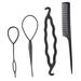 4pcs Roll Volume Hair Tool Hair Styling Accessories Braided Hair Pieces for Women Braid Ponytail Maker Roll Bun Hair Tools Hair Styling Sets for Women Making Tools Bun Machine Miss