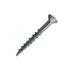 CSH #8 x 1-1/2 in. Zinc Square Drive Flat-Head Coarse Thread w/ Nibs Self-Tapping Metal in Black | 1.5 H x 0.16 W x 0.16 D in | Wayfair