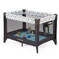 Pamo Babe Portable Upholstered Crib w/ Mattress & Storage in Blue | 28 H x 28 W x 39 D in | Wayfair P920-Blue