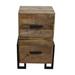 17 Stories Kegley 2-Drawer Vertical Filing Cabinet Wood in Black/Brown | 31 H x 14 W x 19 D in | Wayfair 528723093B574BF99A32ADD86A78138C