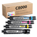 C8000 4 Pack 106R04037 Toner Replacement for Xerox Versalink C8000 Printers (BK/C/M/Y)