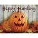 The Holiday Aisle® Happy Haunting - Wrapped Canvas Print Canvas | 18 H x 24 W x 1.25 D in | Wayfair F095EF8C83004DD399AB0762B5FFDE02