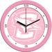Sun Time Creighton University Bluejays Pink Wall Clock Glass/Plastic in Pink/White | 11.5 H x 11.5 W x 1.5 D in | Wayfair ST-CO3-CUJ-PWCLOCK