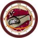 Sun Time Boston College Eagles Basketball Wall Clock Glass/Plastic in Red/Yellow | 11.5 H x 11.5 W x 1.5 D in | Wayfair ST-CO3-BCE-SDCLOCK