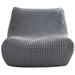 Trule Fireside Chair Cover, Lazy Floor Sofa Bean Bag Couch Cover, Removable & Machine Washable Cover Polyester in Gray | 31.5 H x 41.33 W in | Wayfair