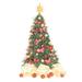 The Holiday Aisle® Holiday Elements Christmas Tree 1 - Wrapped Canvas Print Metal | 32 H x 24 W x 1.25 D in | Wayfair